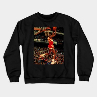 Dominique Wilkins - Vintage Design Of Basketball Crewneck Sweatshirt